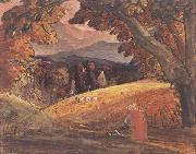 Samuel Palmer, Harvesters by Firelight